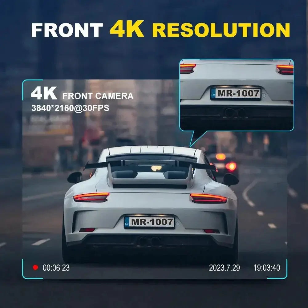 Bepocam UHD Mini Dash Cam Crystal Clear 4K WiFi Recorder