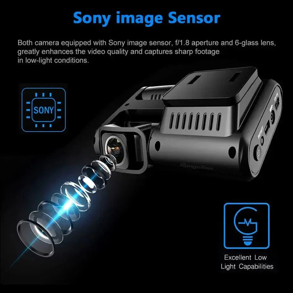 Car Dash Cam Recorder Crystal Clear 4K Footage Night Vision