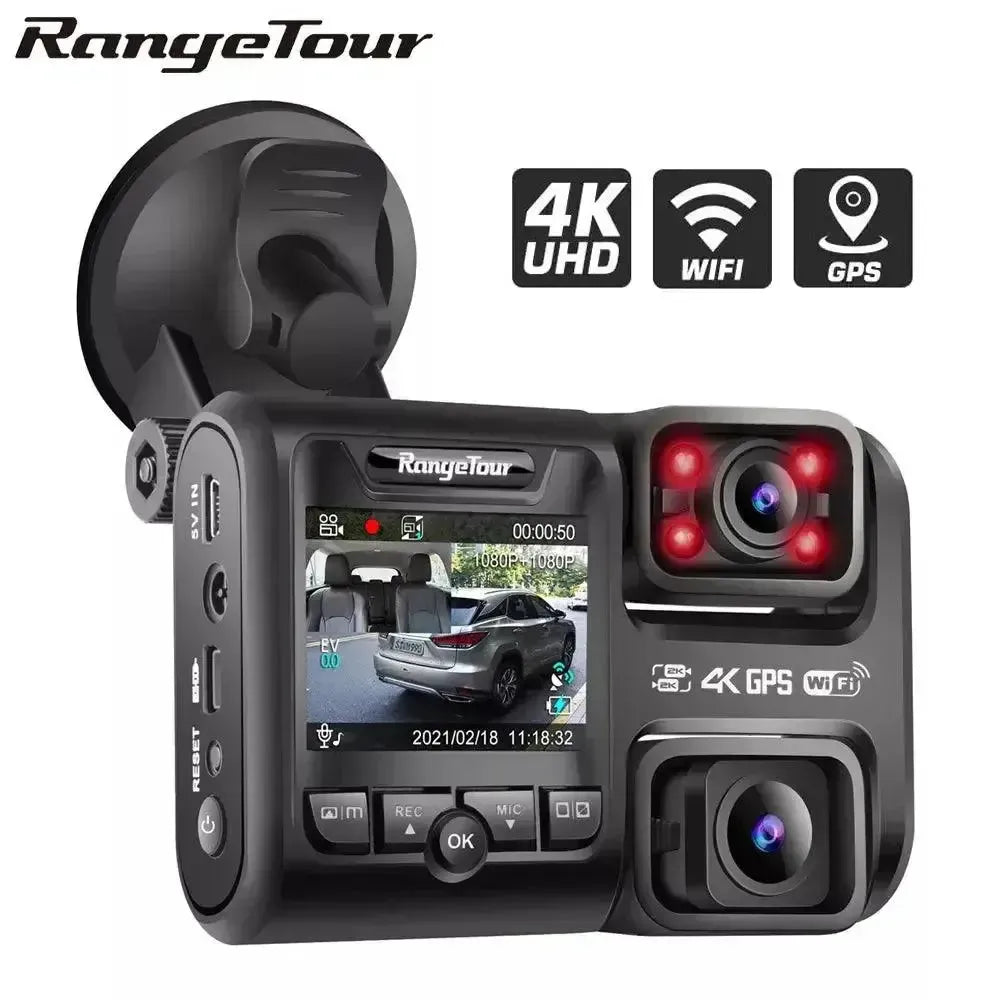 Car Dash Cam Recorder Crystal Clear 4K Footage Night Vision