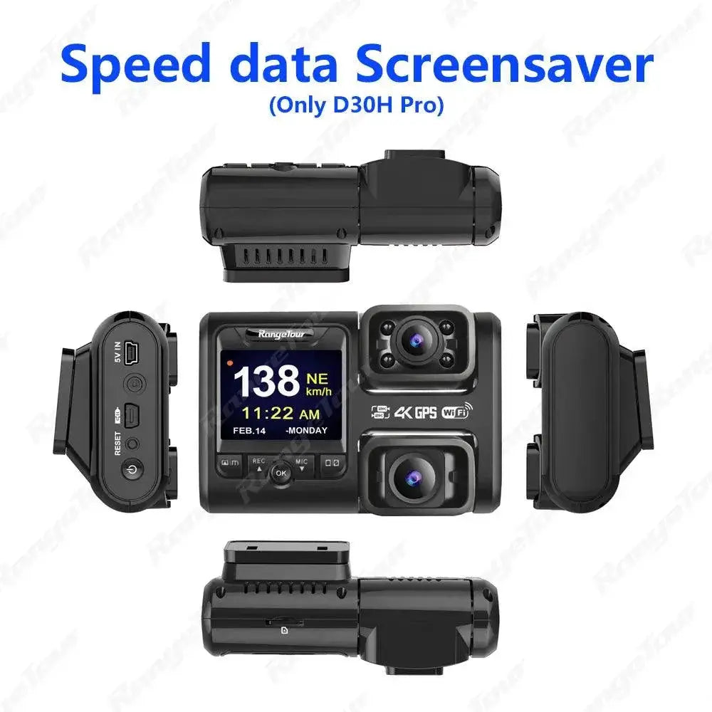 Car Dash Cam Recorder Crystal Clear 4K Footage Night Vision