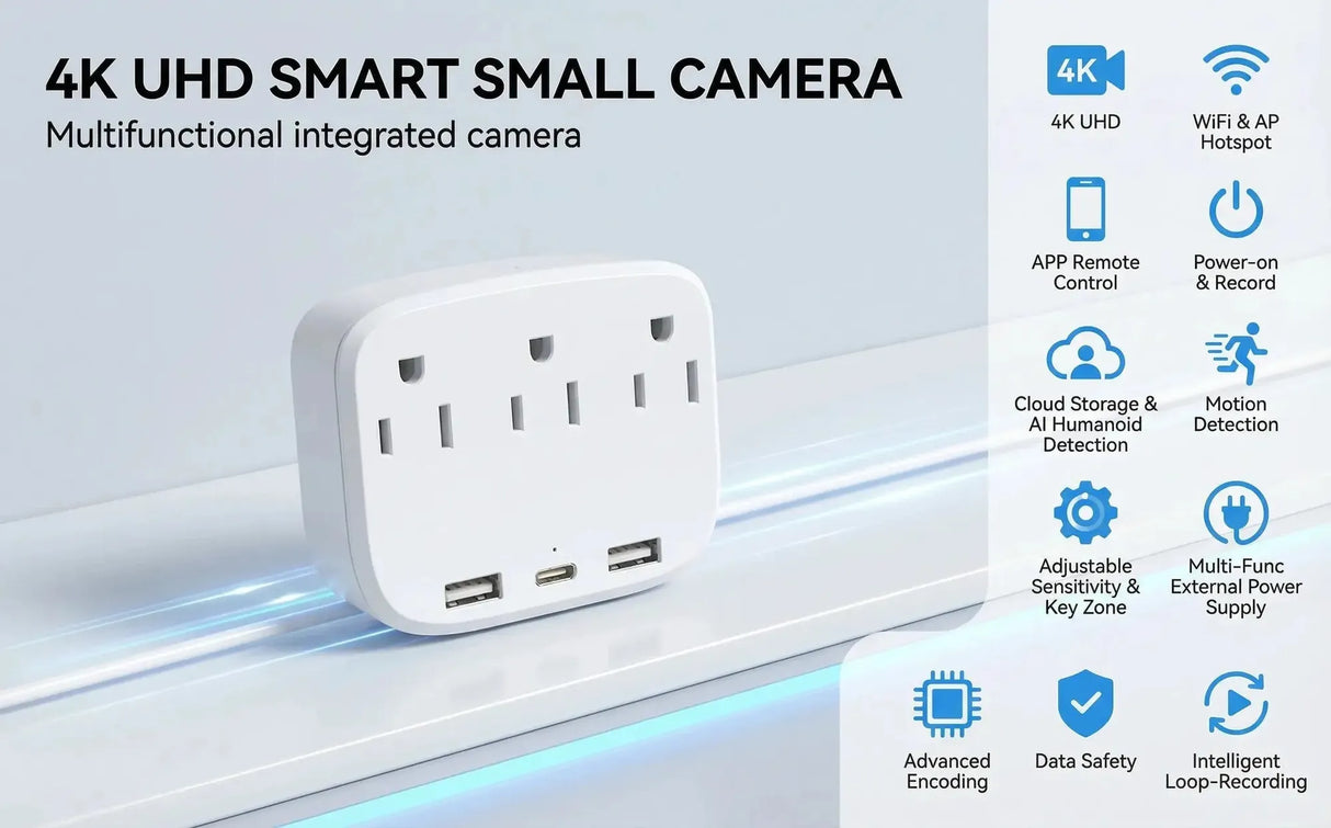 Mini 1080P WiFi Security Camera Remote Viewing and Motion Detection