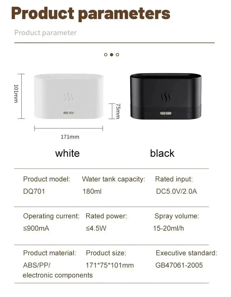 Mini Camera Full HD 1080P WiFi Home Monitor with Humidifier and Night Vision Pro