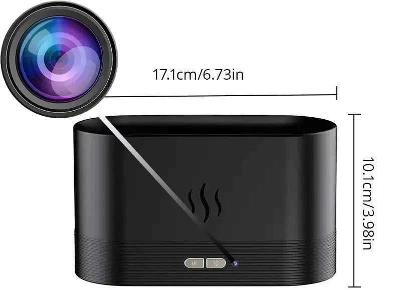 Mini Camera Full HD 1080P WiFi Home Monitor with Humidifier and Night Vision Pro