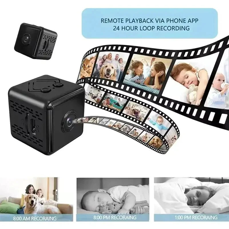 Mini WiFi Camera 4K Full HD Night Vision Hidden Cam With Motion Detection