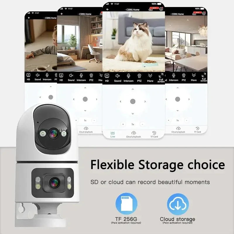 Never Miss A Moment With FIRSTCCTV 3MP WiFi Camera Night Vision Auto Track