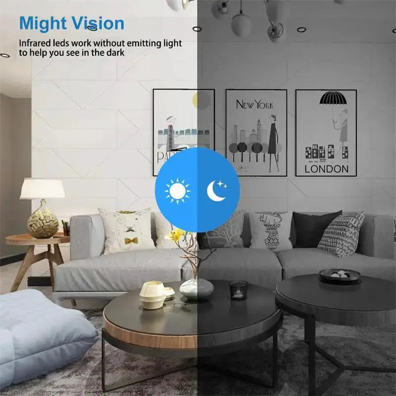 1080P HD Indoor WiFi Security Camera With Night Vision