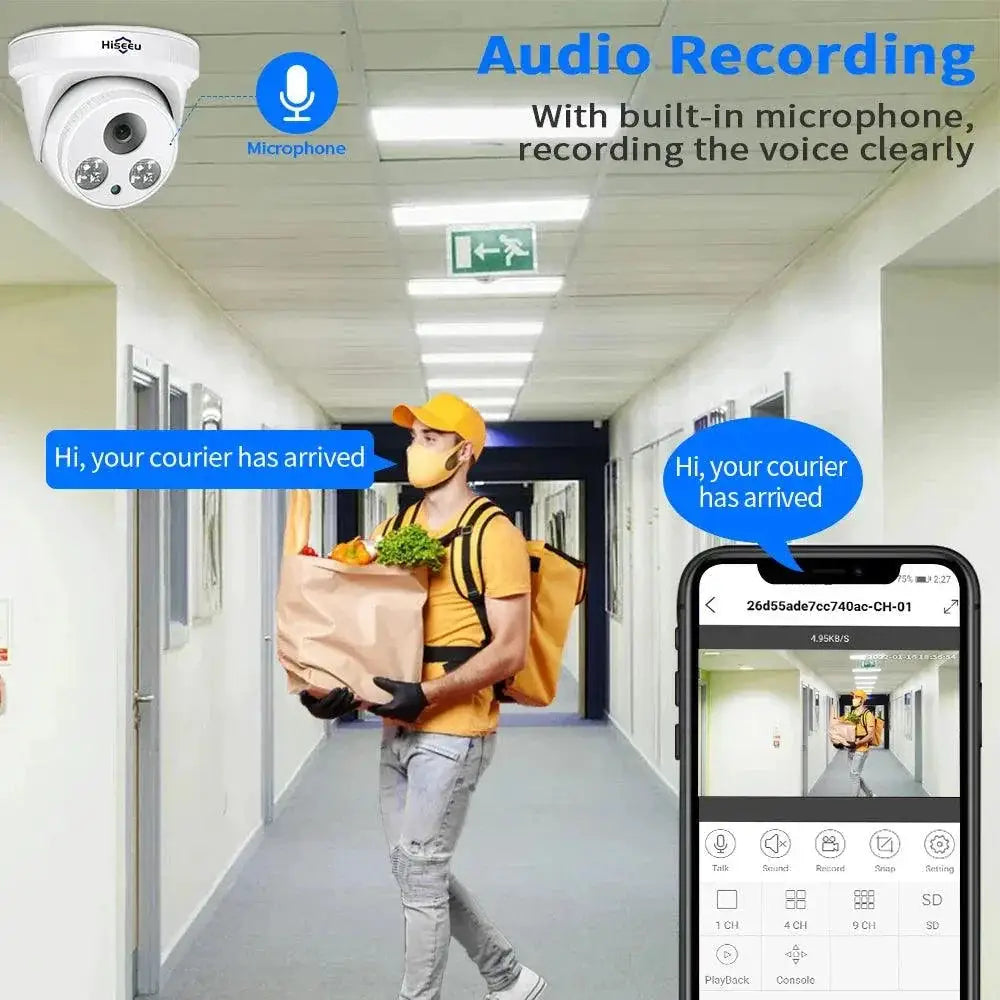 Hiseeu Dome CCTV Camera Ultimate Home Security Solution