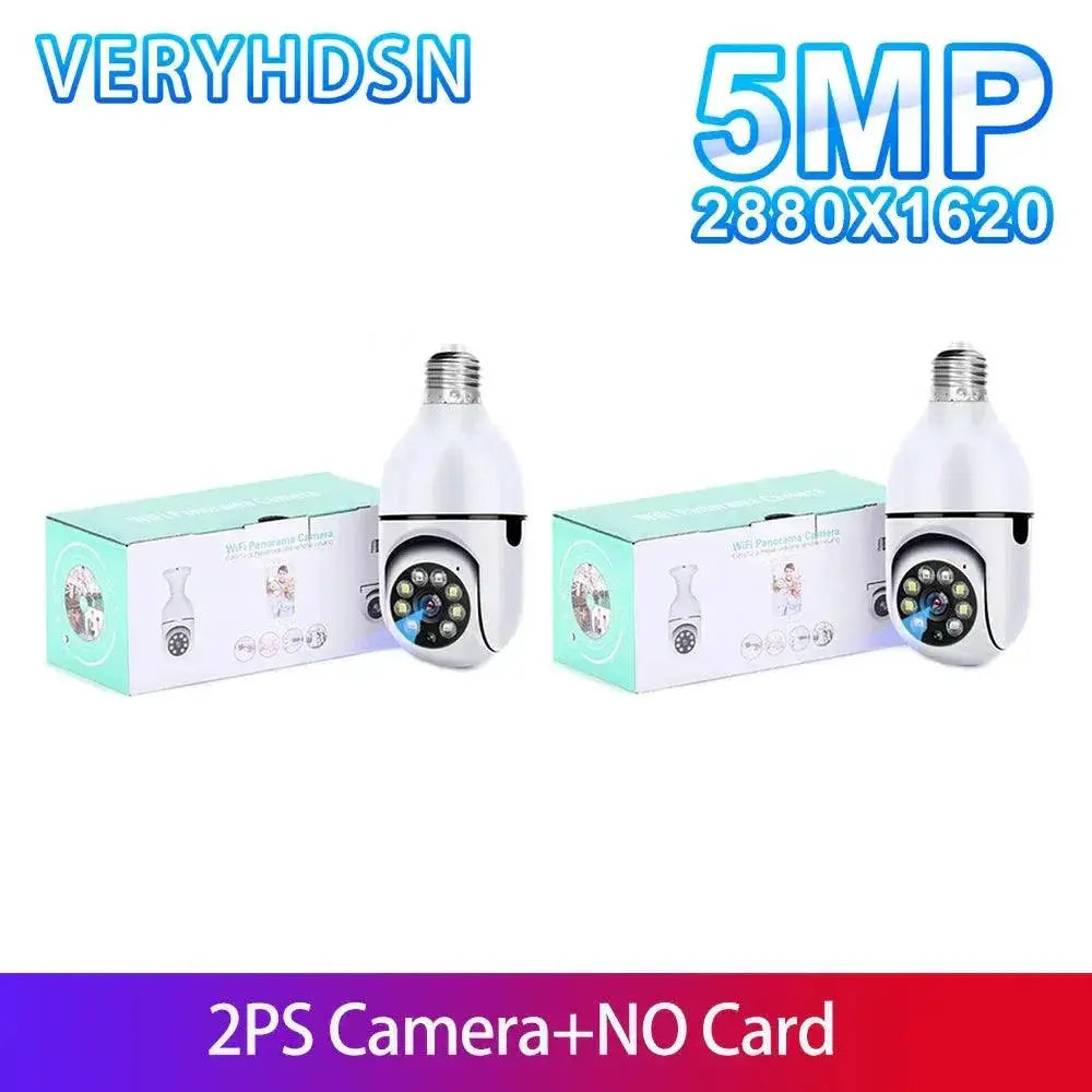 5G Smart Bulb Camera For Home Security With Detection