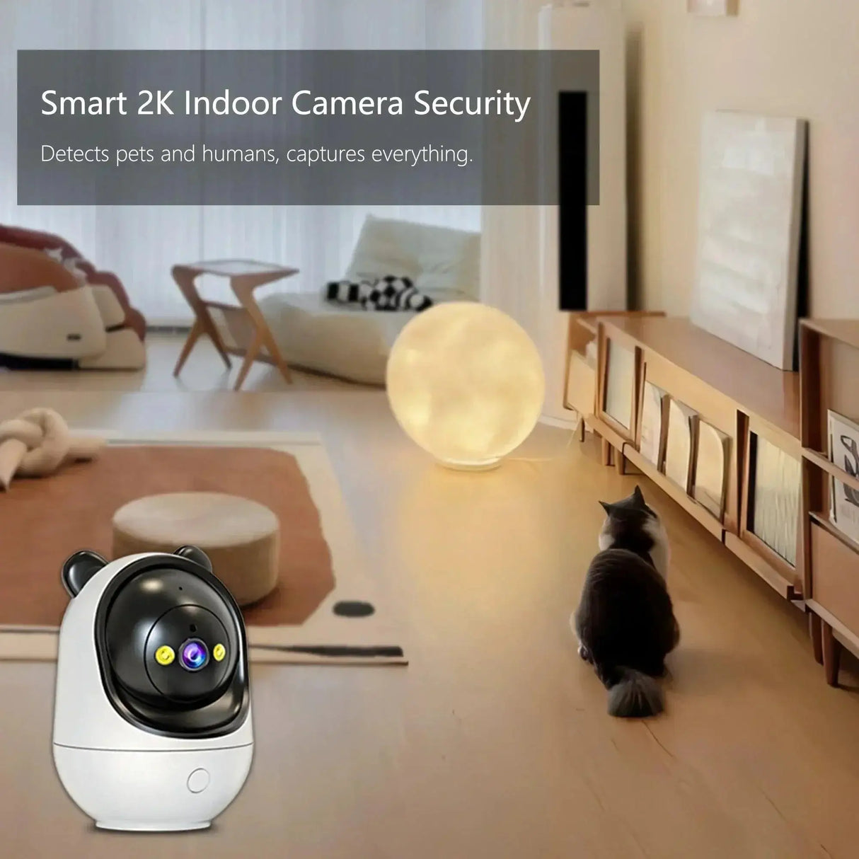 FEISDA 4K AI Smart Wireless Indoor Security Camera