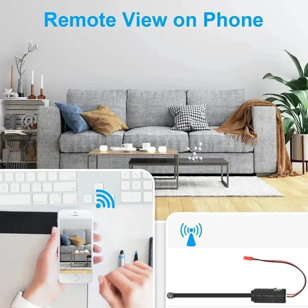 Portable Mini WiFi IP Camera For Home Security Nanny Cam P2P Wireless Remote