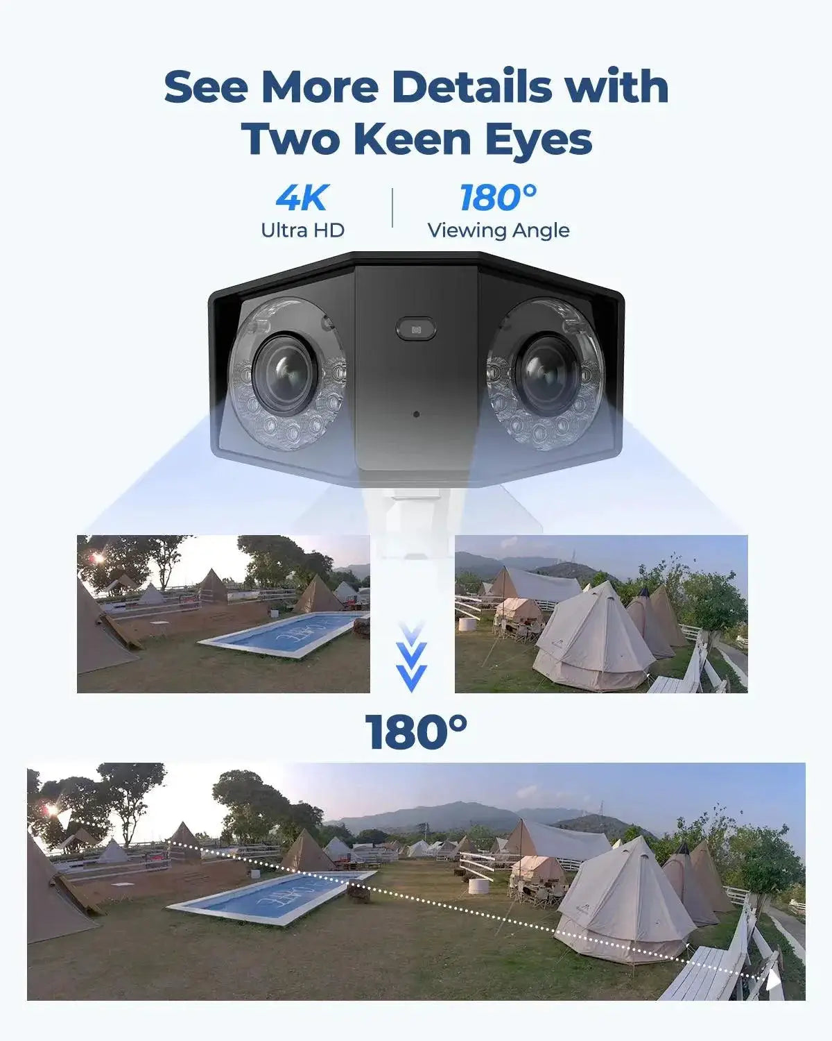 Reolink Duo 2 Series Outdoor WiFi Camera With AI Detection