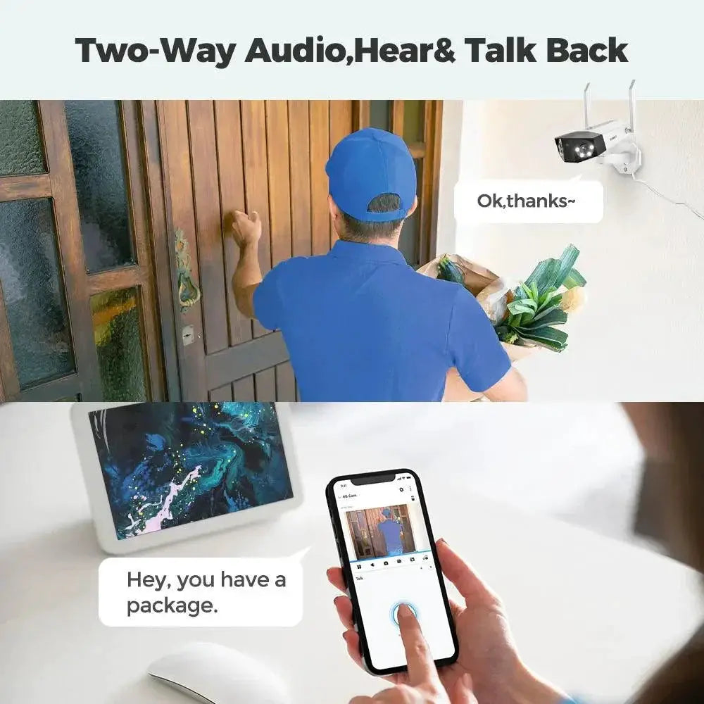 Reolink Duo 2 Series Outdoor WiFi Camera With AI Detection