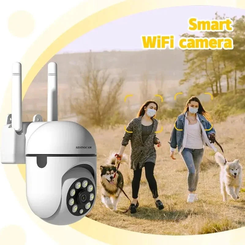 SZSINOCAM 3MP WiFi IP PTZ Camera 4X Zoom AI Human Detection Two Way Audio
