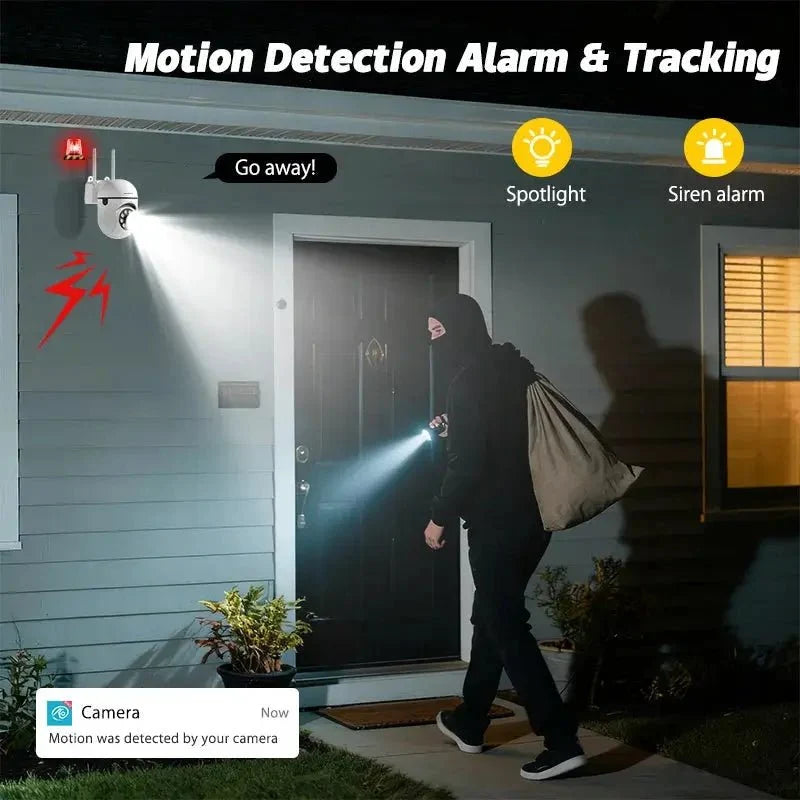 SZSINOCAM 3MP WiFi IP PTZ Camera 4X Zoom AI Human Detection Two Way Audio