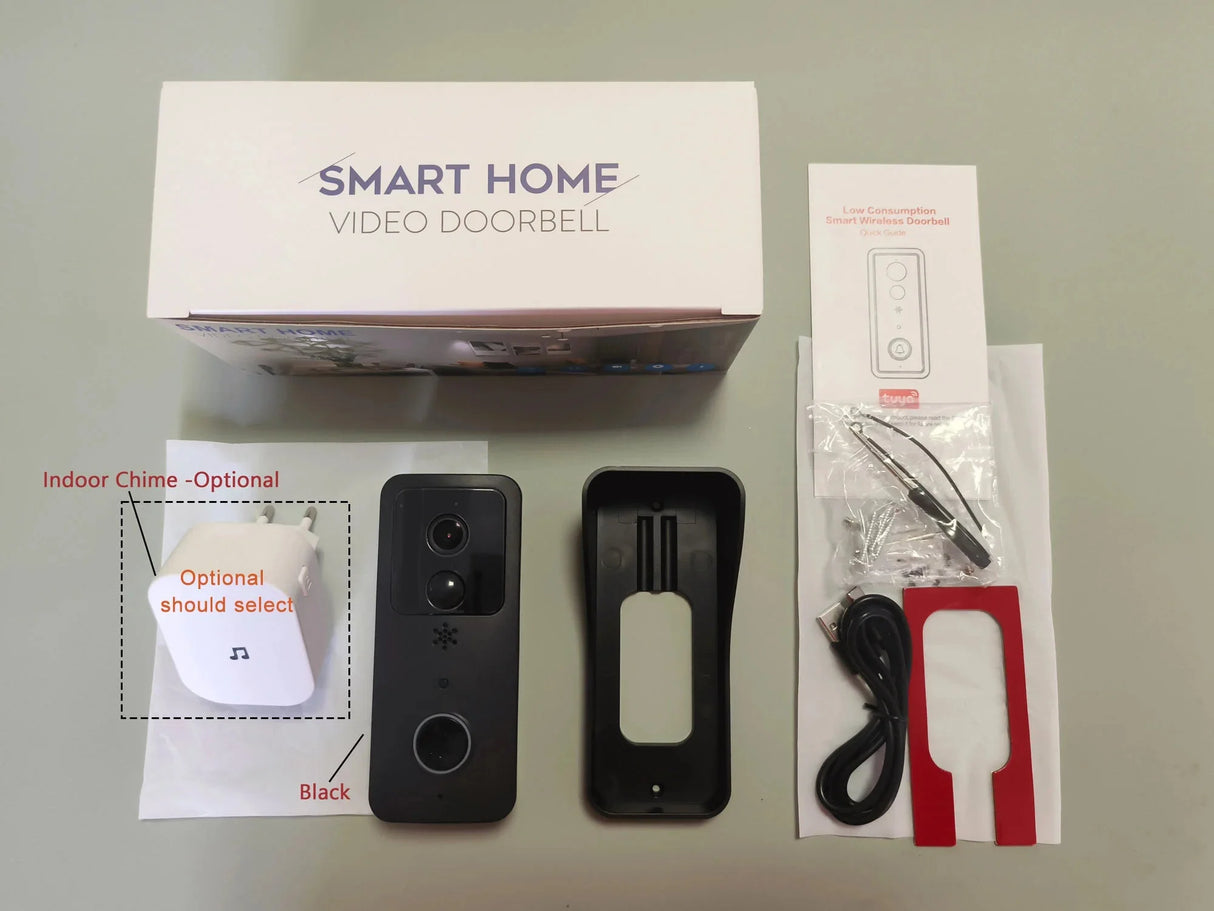 Tuya 5G 2.4G WiFi Video Doorbell 1080P HD Outdoor Waterproof - Handsfree Security
