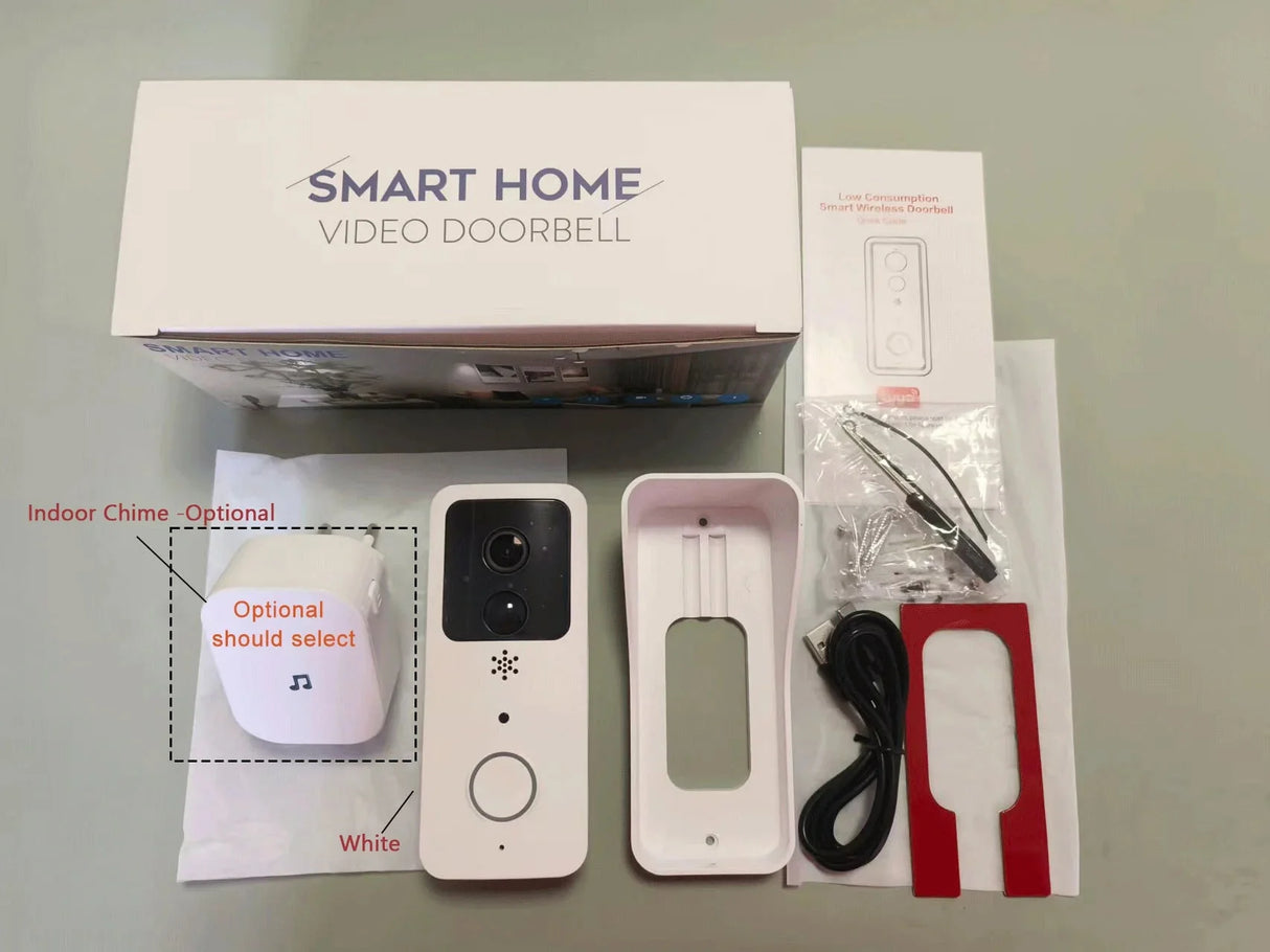 Tuya 5G 2.4G WiFi Video Doorbell 1080P HD Outdoor Waterproof - Handsfree Security