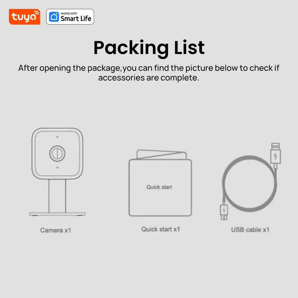 Tuya Smart 1080p Home Wi - Fi Camera - Real Time Alerts and Motion Tracking In HD