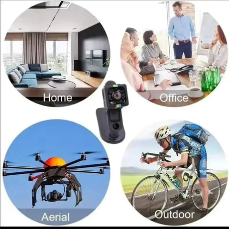 1080P Mini Nanny Cam Recorder Security Camera For Home Office Ideal Monitoring