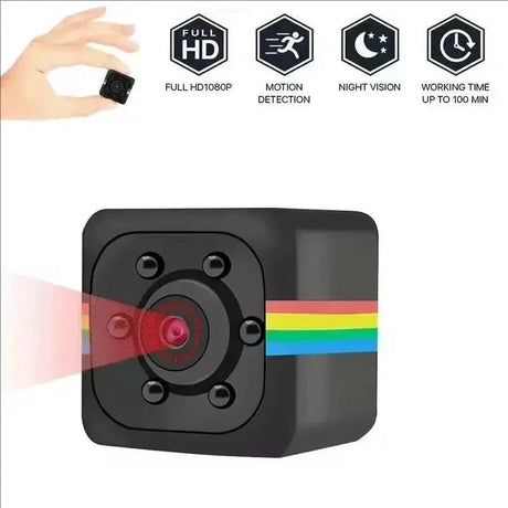 1080P Mini Nanny Cam Recorder Security Camera For Home Office Ideal Monitoring