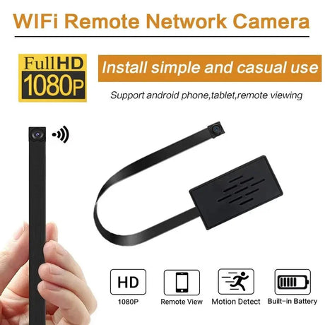 1080P Mini WiFi Camera With Motion Detection DIY Security Remote View