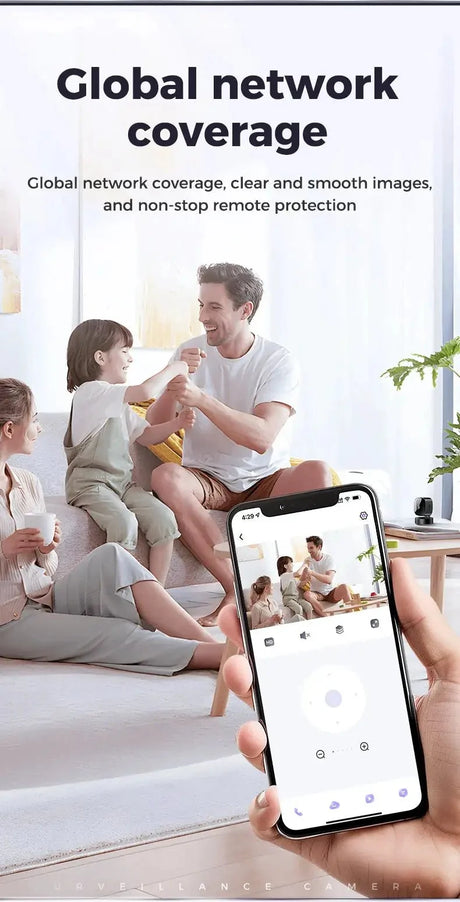 4K 360 Degree WiFi Mini Security Camera Night Vision Smart Home Ready