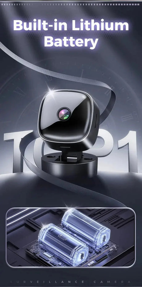 4K 360 Degree WiFi Mini Security Camera Night Vision Smart Home Ready