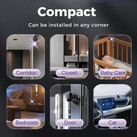 4K 360 Degree WiFi Mini Security Camera Night Vision Smart Home Ready
