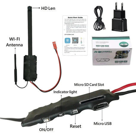 4K HD Mini WiFi Camera With Motion Detection And Live Streaming Ideal For Home