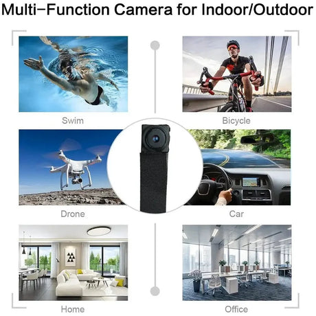 4K HD Mini WiFi Camera With Motion Detection And Live Streaming Ideal For Home