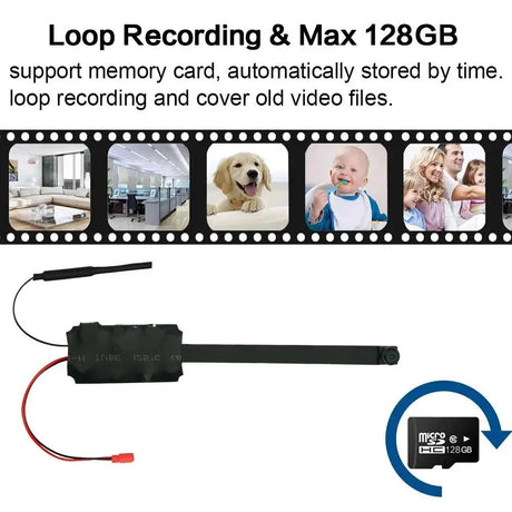 4K HD Mini WiFi Camera With Motion Detection And Live Streaming Ideal For Home