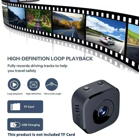 4K Mini WiFi Security Camera With 2 Way Audio Motion Alerts Night Vision