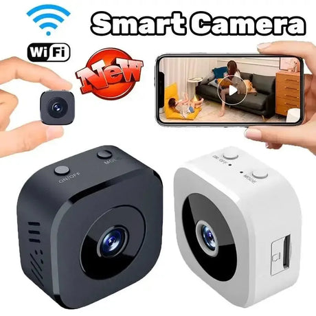 4K Mini WiFi Security Camera With 2 Way Audio Motion Alerts Night Vision
