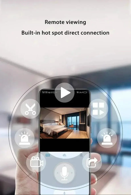 4K Wireless WiFi Baby Monitor For Smart Home Security Gyro Stabilization
