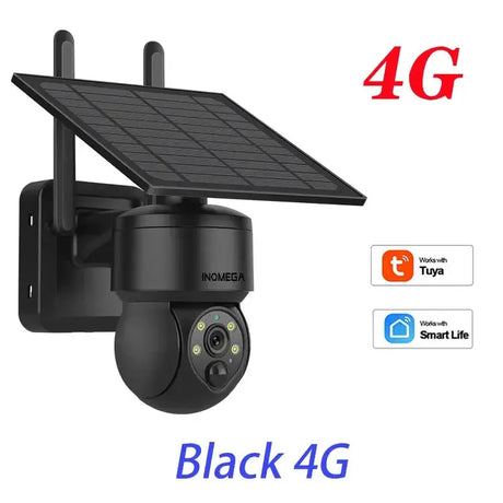 Tuya 3MP Solar Camera Outdoor WiFi Alexa 4G LTE SIM Light