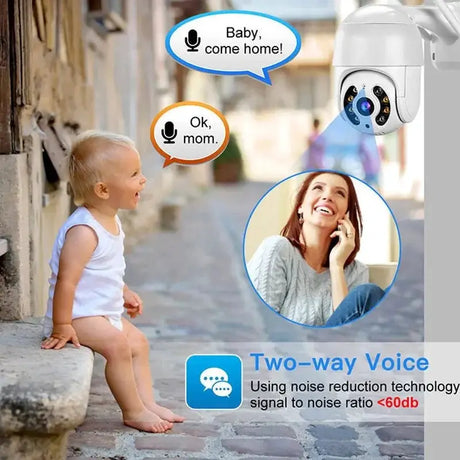 8MP 4K Wireless PTZ Camera AI Auto Tracking Color Night Vision CCTV iCsee - stepyours.com