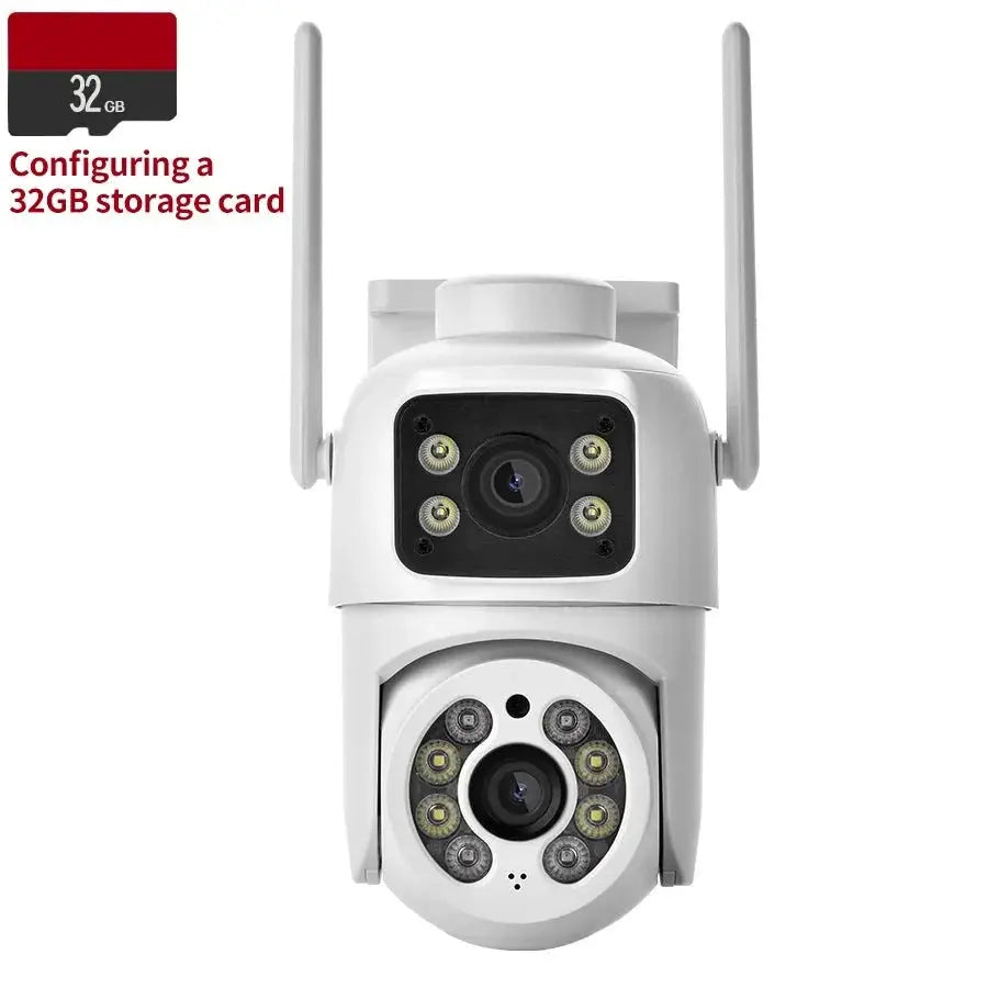 4MP Outdoor IP66 Dual Lens WiFi PTZ Camera With Smart Motion Detection - stepyours.com