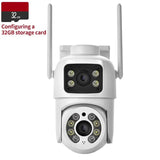 4MP Outdoor IP66 Dual Lens WiFi PTZ Camera With Smart Motion Detection - stepyours.com