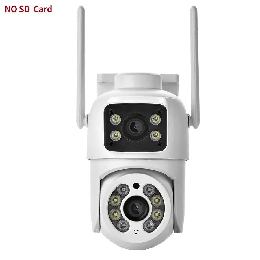 4MP Outdoor IP66 Dual Lens WiFi PTZ Camera With Smart Motion Detection - stepyours.com