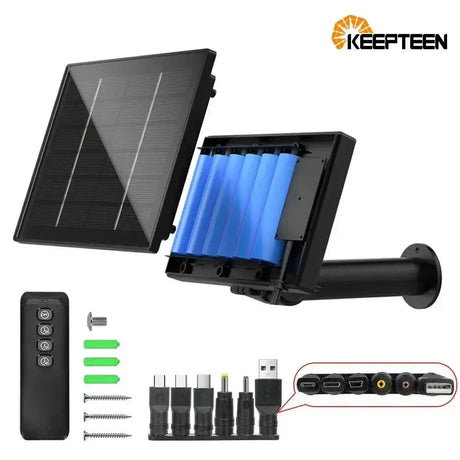 Solar Panel Charger For Security Cameras Reliable Power