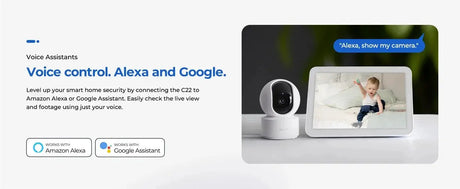 IMILAB C22 Indoor Baby Monitor AI Detection 360 PTZ Night Vision Xiaomi Home App - stepyours.com