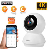 Fuers 4K 8MP Indoor IP Camera WiFi With Auto Tracking - Tuya App Compatible - stepyours.com