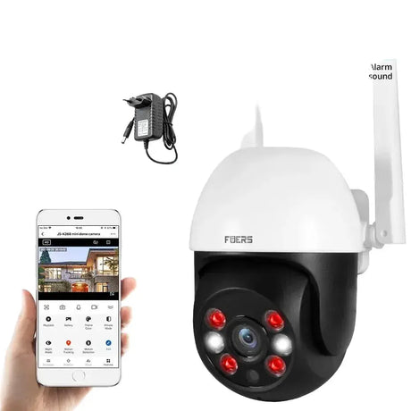 Fuers 8MP Outdoor IP Camera - Auto - Tracking and Tuya Smart Life Compatible - stepyours.com