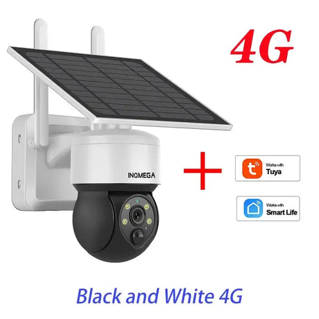 Tuya 3MP Solar Camera Outdoor WiFi Alexa 4G LTE SIM Light