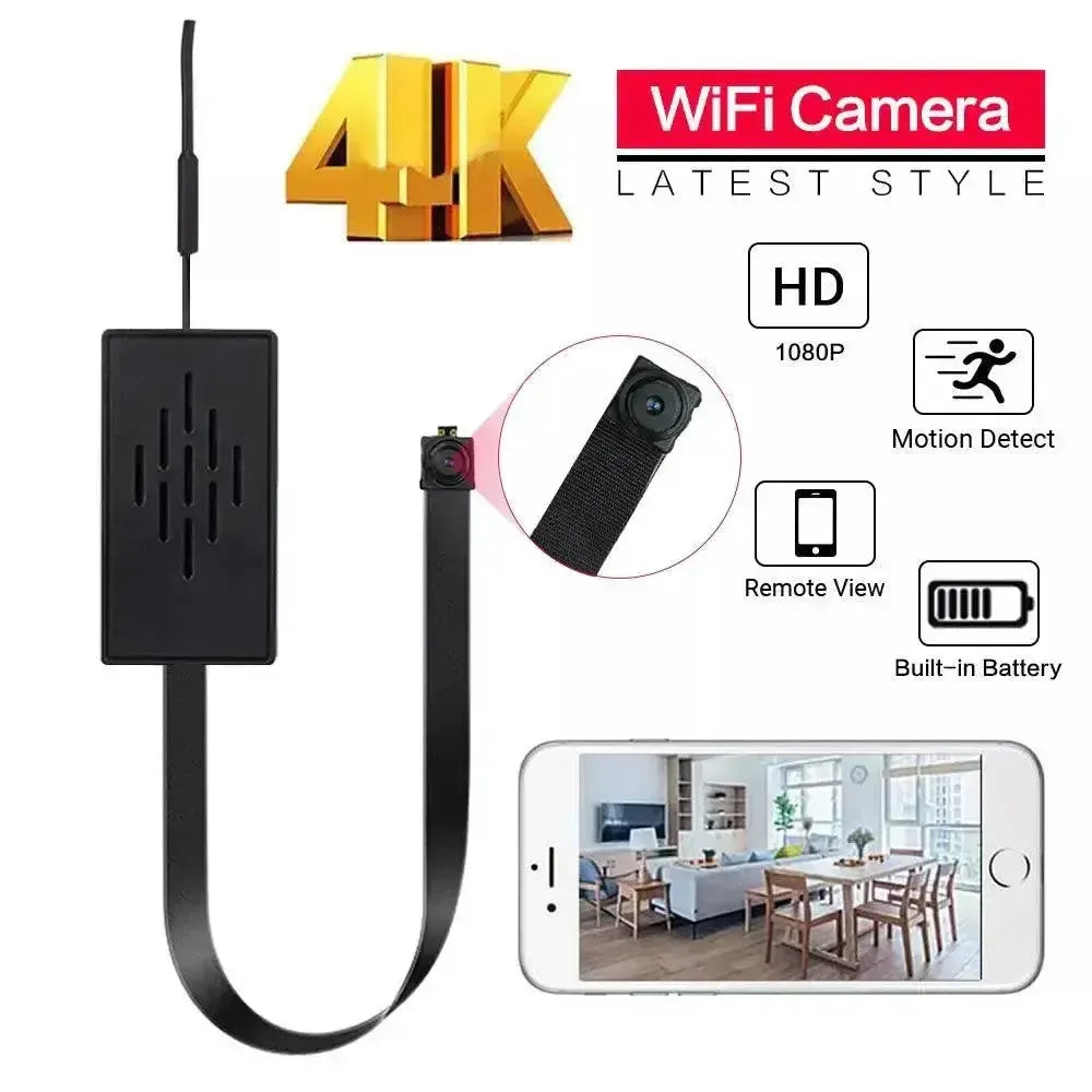 Compact WiFi Nanny Camera With Motion Detection Remote