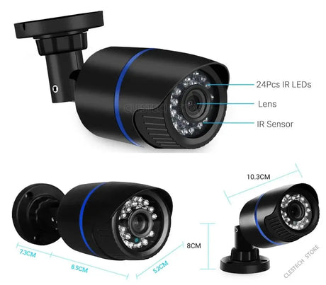 Real 1200TVL Mini CCTV Camera IP66 Waterproof Outdoor Security for Home - stepyours.com