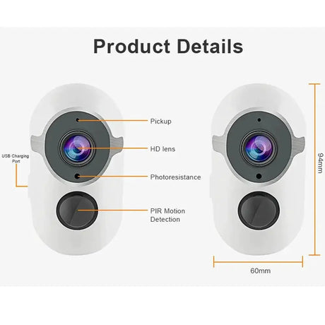 Tuya WiFi Camera Enhanced Home Security Night Vision