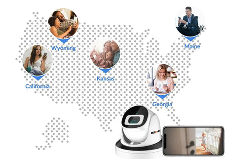 4MP Indoor WiFi Security Camera With Motion Detection CamHi - stepyours.com