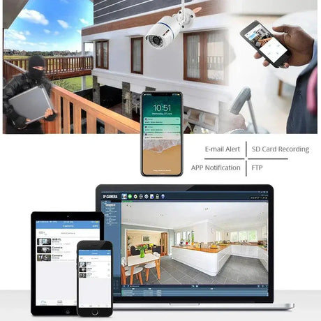 4MP Wireless Outdoor Security Camera With Night Vision