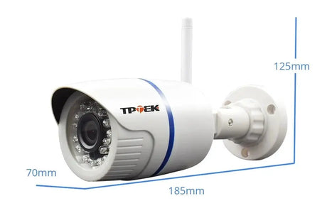 4MP Outdoor WiFi Bullet IP Camera - Weatherproof 1080P Security Hooks - stepyours.com