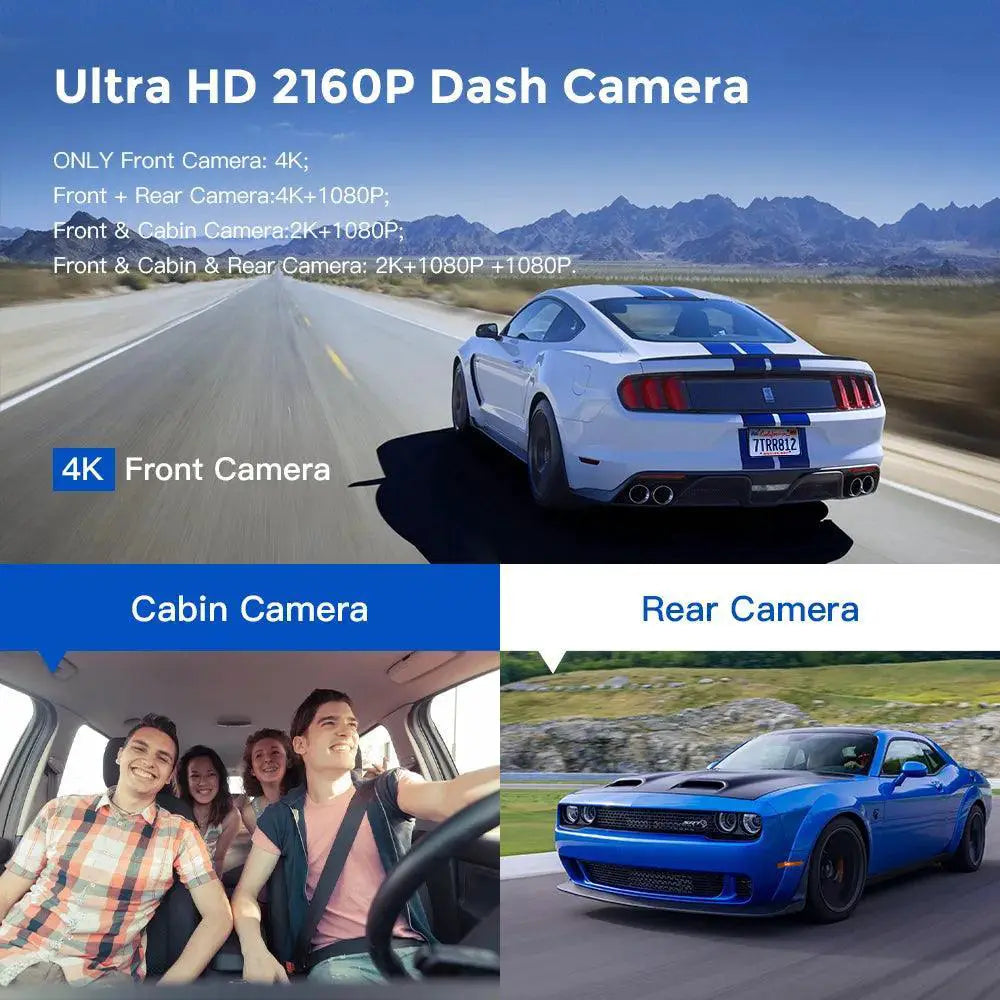 AZDOME M550 Dash Cam 4K Enhanced Car Surveillance System